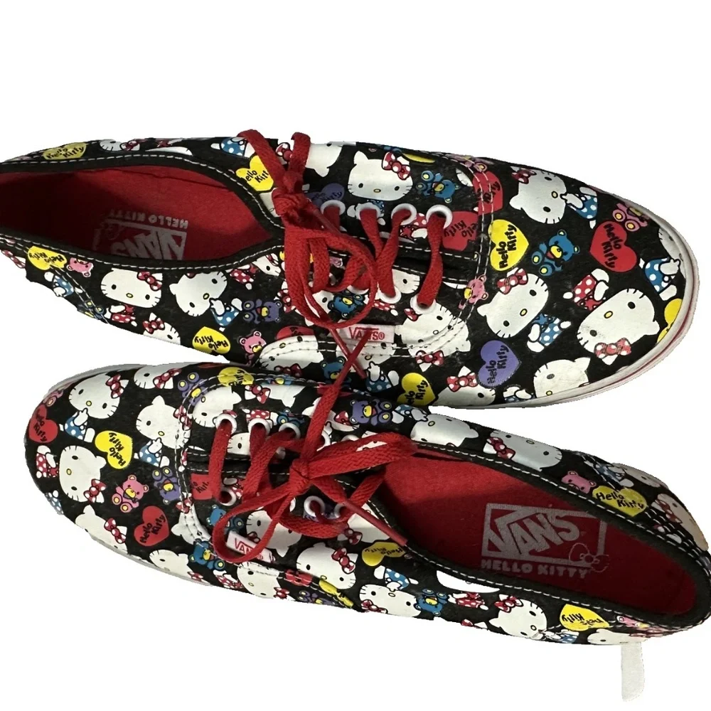 Vans x Hello Kitty Sneakers – Men Size 8/Women 9.5 –Worn Once- Good Condition - Picture 6 of 6
